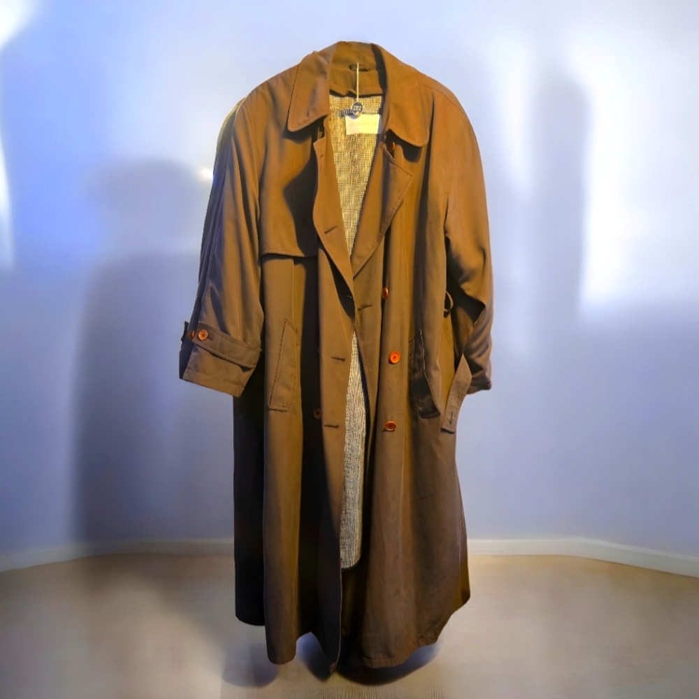 Jones New York suede trench coat